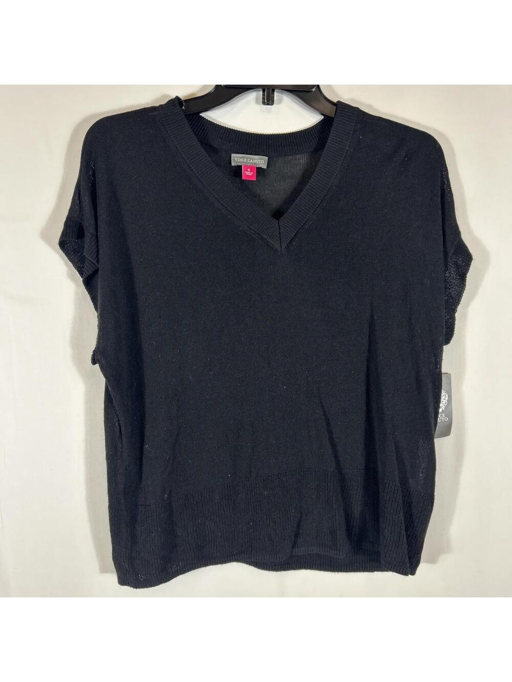 $89 vince camuto womans Sleeveless V-Neck Sweater